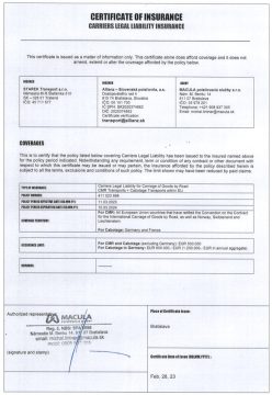 Certificate-of-insurance-carriers-legal-liability-insurance-Starek-trasport